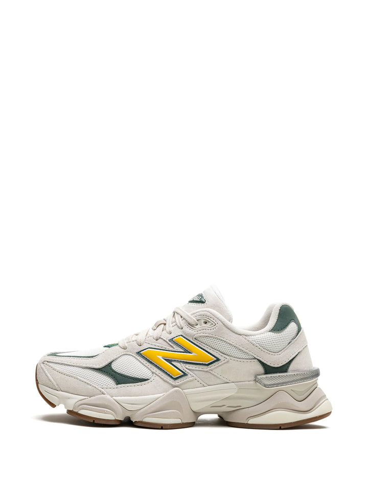 New Balance 9060 “White Green” Sneakers – Crisp Clean Look Meets Bold Retro Design