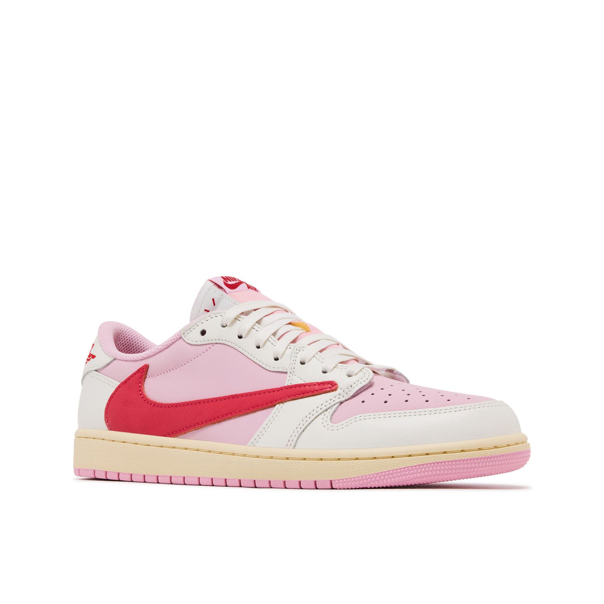 AIR JORDAN 1 RETRO LOW OG 'SAIL TROPICAL PINK' X TRAVIS SCOTT Trendabox