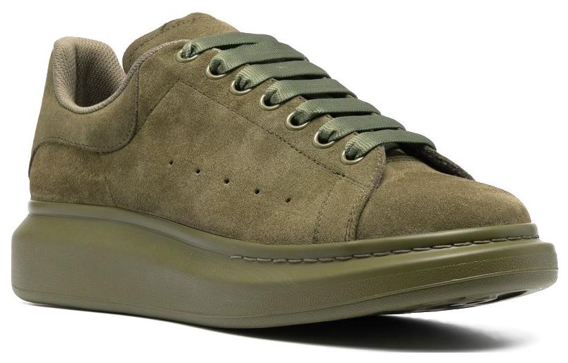 Alexander McQueen Oversized Sneaker 'Moss Green Suede