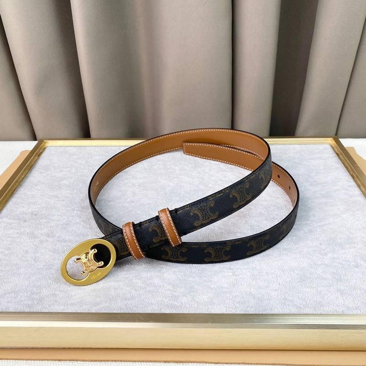 Celine Women Belt 'Black/Brown'