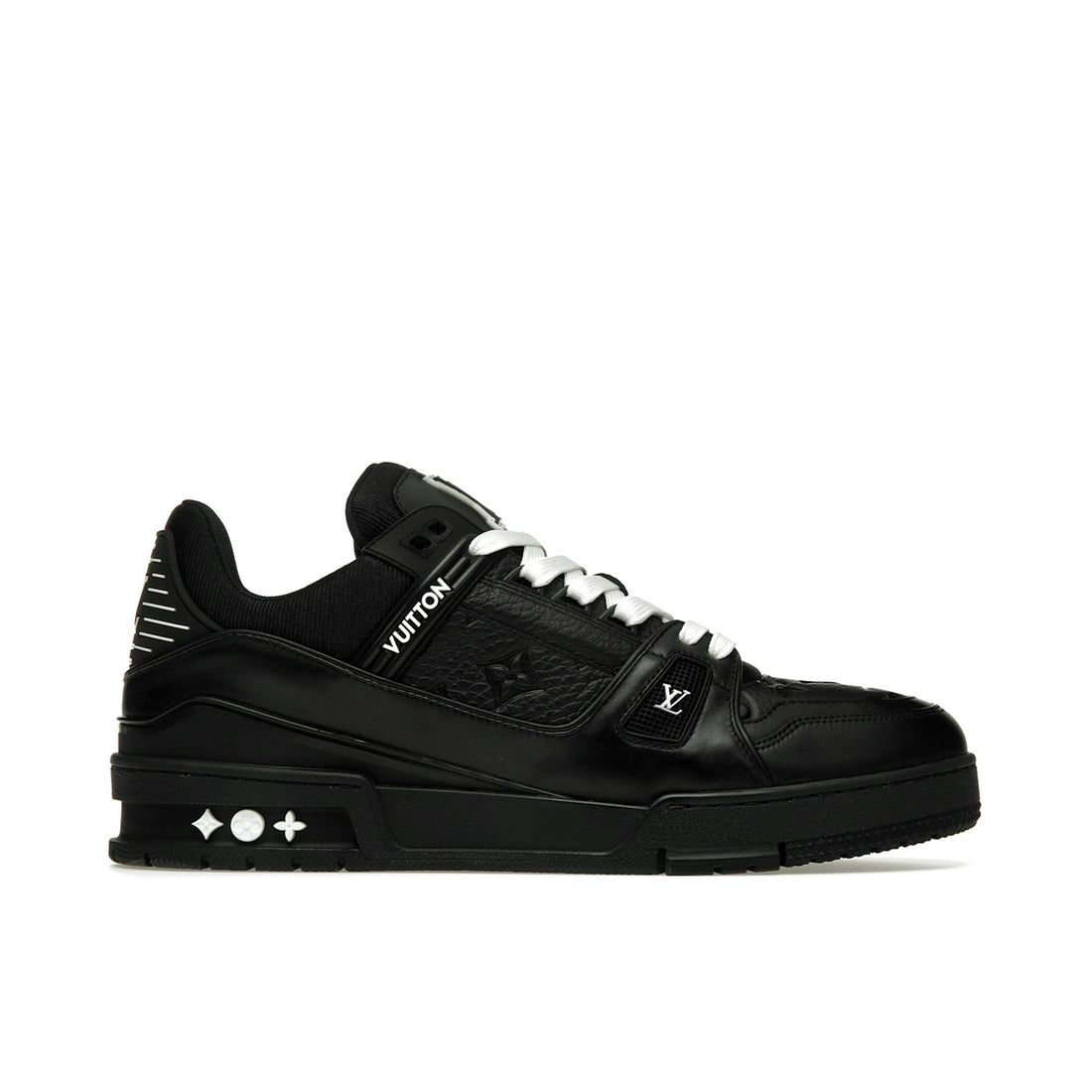 LOUIS VUITTON TRAINER EMBOSSED MONOGRAM BLACK Trendabox