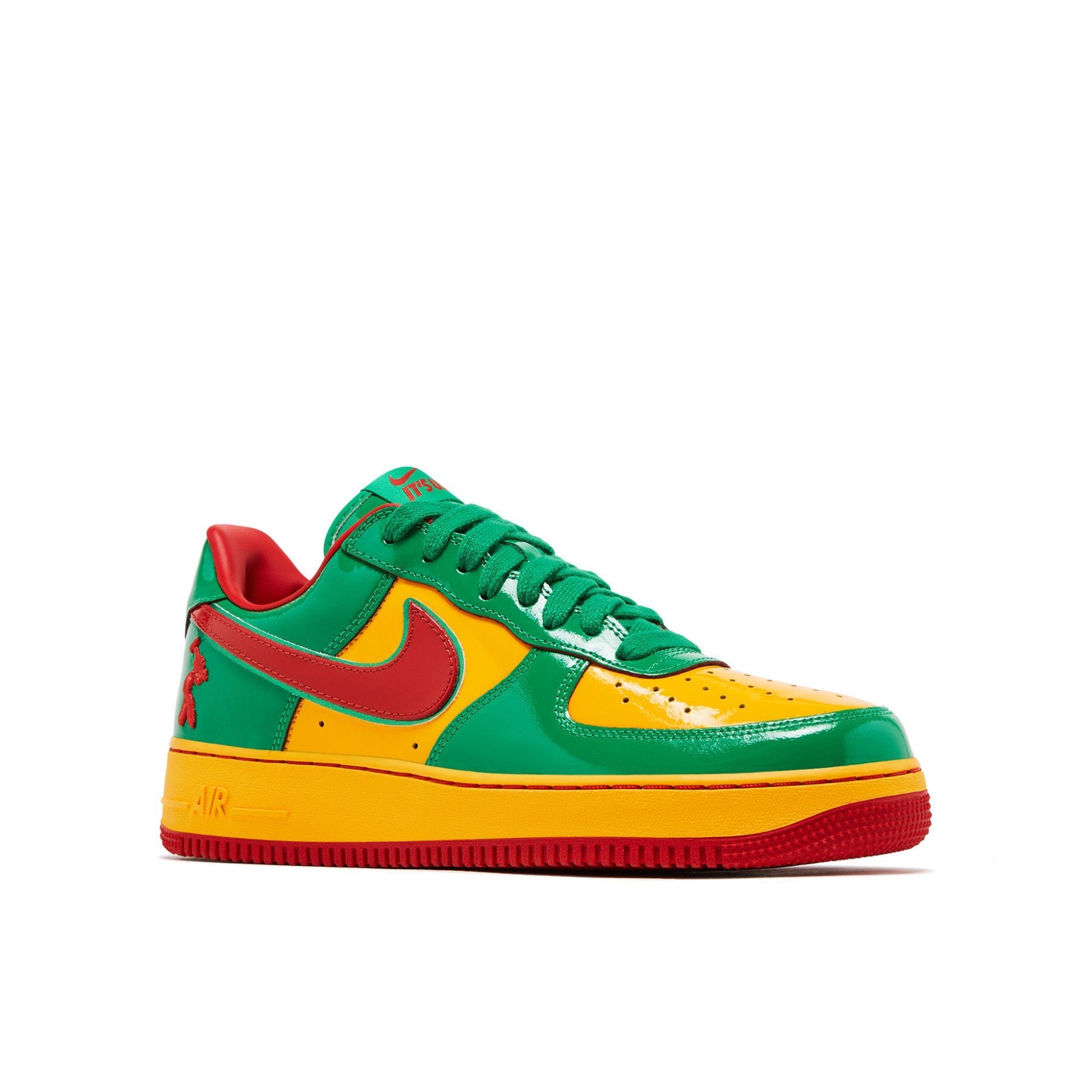 NIKE AIR FORCE 1 LOW LIL YACHTY CONCRETE BOYS LUCKY GREEN Allboutsneak