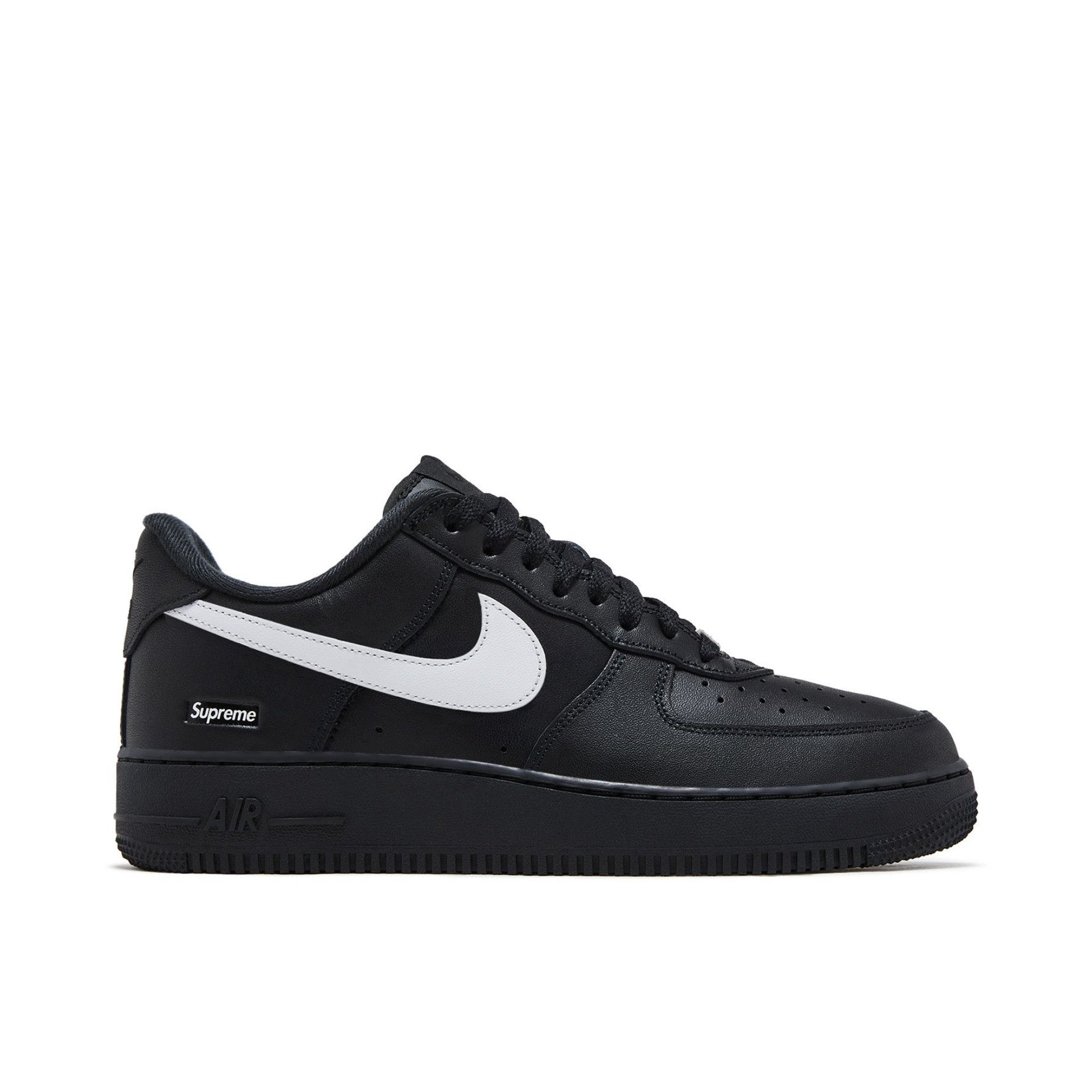 SUPREME X AIR FORCE 1 LOW 'BOX LOGO - BLACK WHITE'