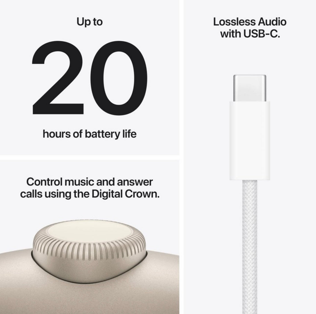 Apple - AirPods Max 2 (USB-C) - Starlight