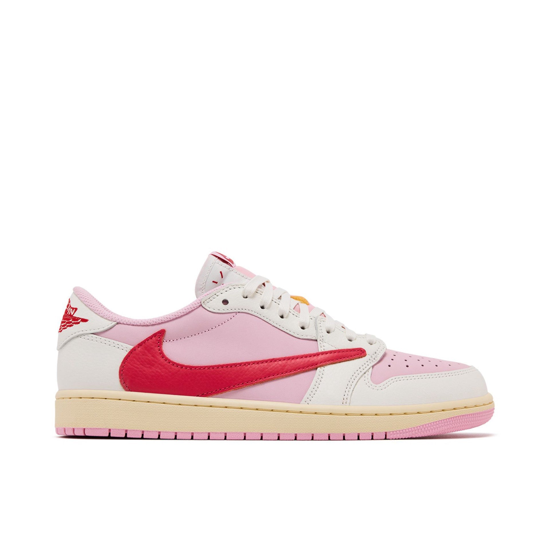 AIR JORDAN 1 RETRO LOW OG 'SAIL TROPICAL PINK' X TRAVIS SCOTT Trendabox