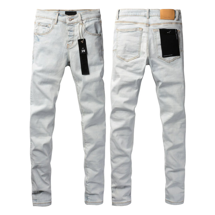 Purples Hip hop Street Men jeans streetwear