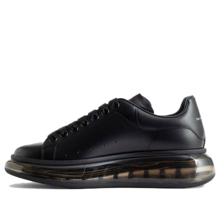 Alexander McQueen Oversized Sneaker 'Black Shiny Sole